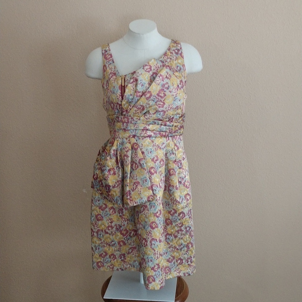 Zac Posen for Target Floral Brocade Bow Dress Size 1